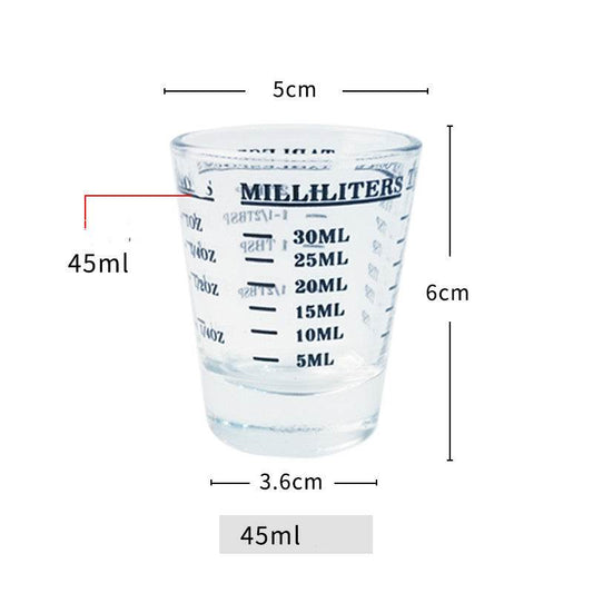 Lead-free Italian Glass Graduated Measuring Cup - Mubimart