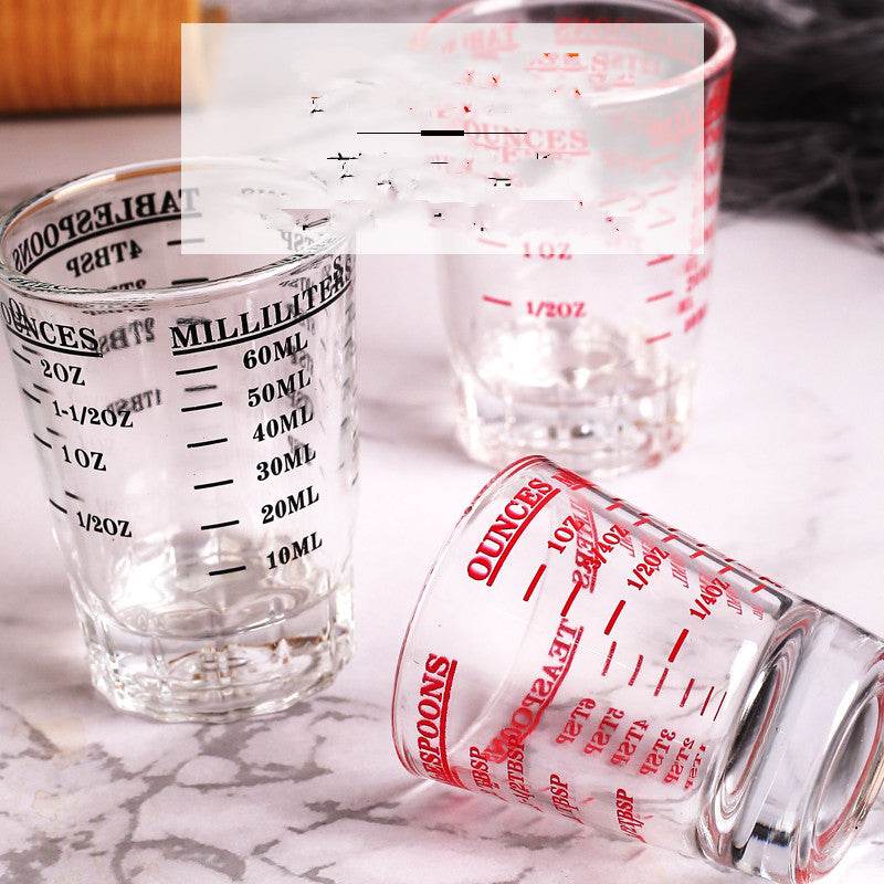 Lead-free Italian Glass Graduated Measuring Cup - Mubimart