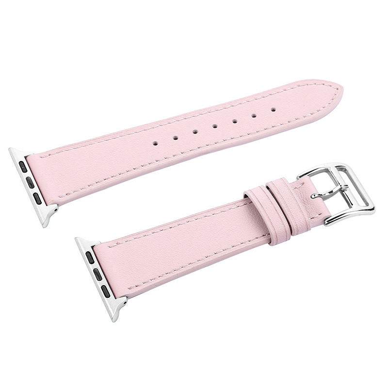 Leather smart watch strap - Mubimart