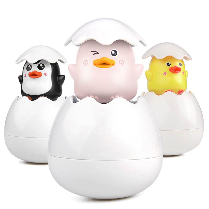 Little Duck Baby Rain Clouds Sprinkler Penguin Children Play Water Bathroom Bath Toys - Mubimart
