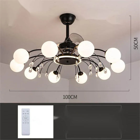 Living-Room-Ceiling-Fan-Lamp-Creative-Chandelier-Mubimart-3904 - Mubimart