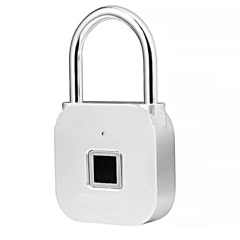 Locker Fingerprint Lock Smart Lock Household Luggage Dormitory Locker Anti-theft Electronic Padlock - Mubimart