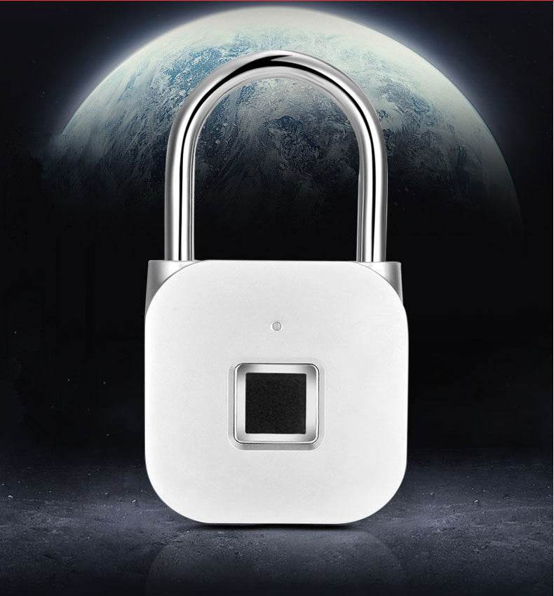 Locker Fingerprint Lock Smart Lock Household Luggage Dormitory Locker Anti-theft Electronic Padlock - Mubimart