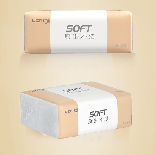 Log Pumping Toilet Paper Facial Tissues Baby Paper Pumping Household Tissues - Mubimart
