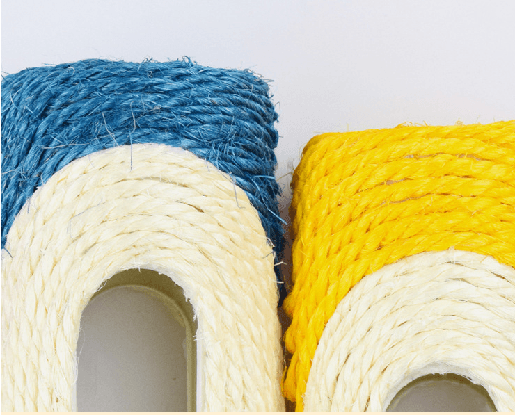Long Sisal Drum Cat Toys Three - Mubimart