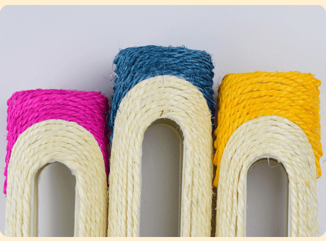 Long Sisal Drum Cat Toys Three - Mubimart