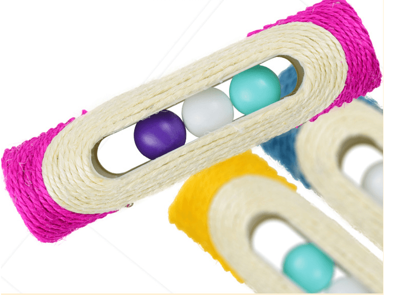 Long Sisal Drum Cat Toys Three - Mubimart