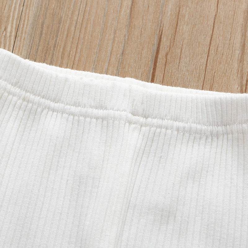 Lotus leaf girl pants - Mubimart