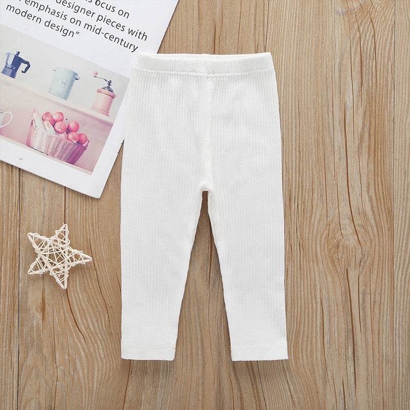 Lotus leaf girl pants - Mubimart
