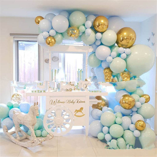 Macaron Balloons Garland Arch Rose Gold Confetti Ballon Wedding Birthday Baloon Birthday Party Decor Kids Baby Shower - Mubimart