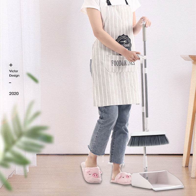 Magic Folding Broom Dustpan Set Combination - Mubimart