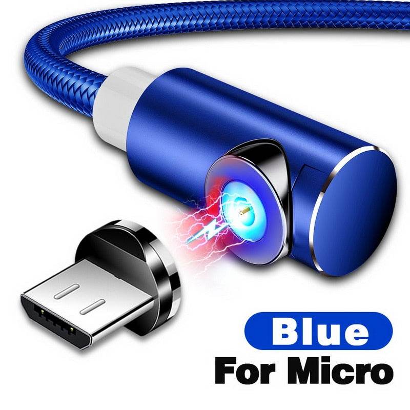 Magnetic Cable Micro USB Type C Charger - Mubimart