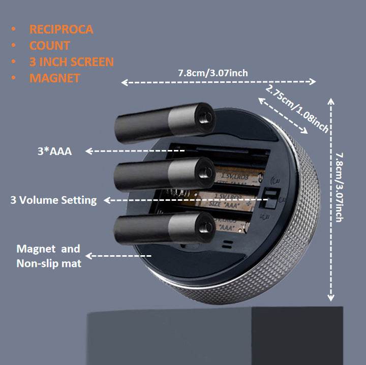 Magnetic Tire Round Timer For Baking Kitchen - Mubimart