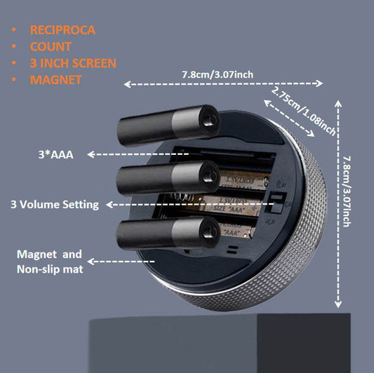 Magnetic Tire Round Timer For Baking Kitchen - Mubimart