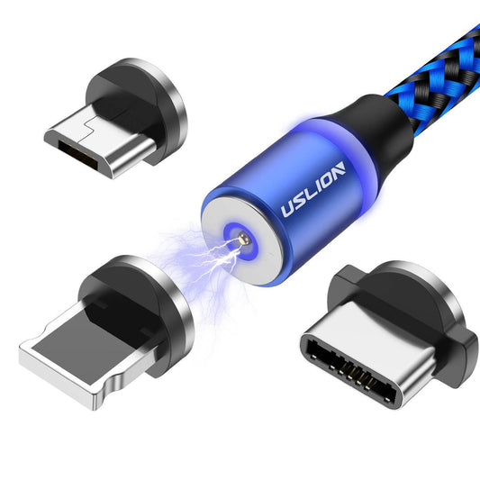 Magnetic USB Cable Fast Charging USB Type C Cable Magnet Charger - Mubimart