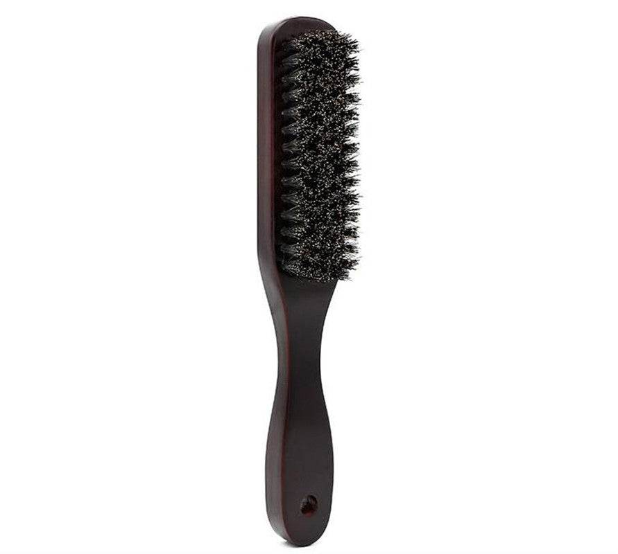 Man Beard Brush Beard Cleaning Brush Pig Bristle Beard - Mubimart