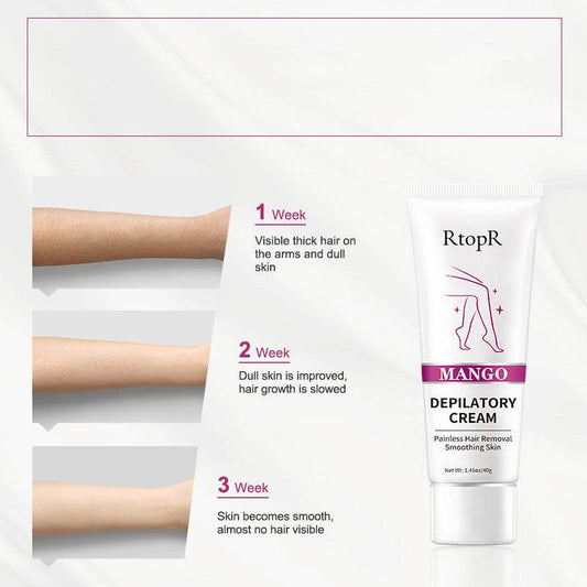 Mango Men's And Women's Hair Removal Cream Whitening Legs And Armpits - Mubimart