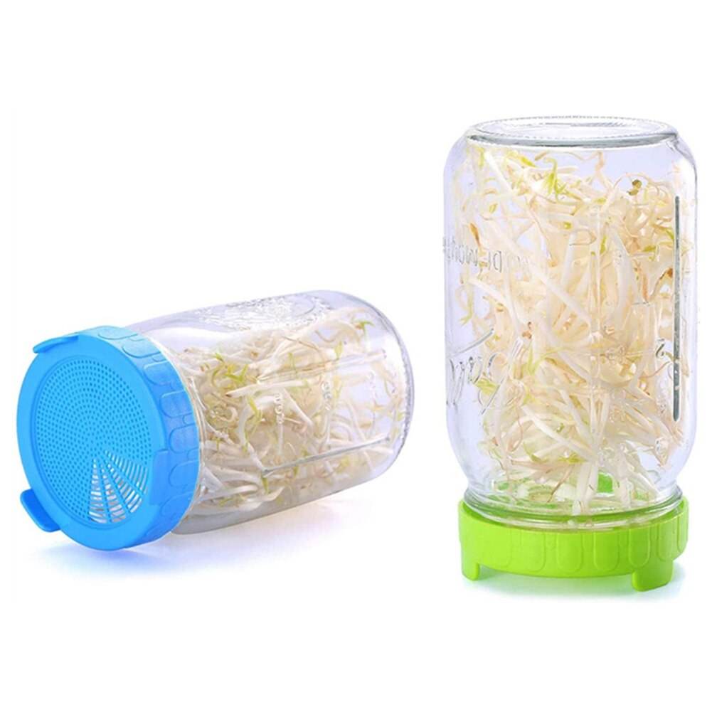 Mason Jar Sprouting Lids American Bean Sprouts Glass Jar - Mubimart