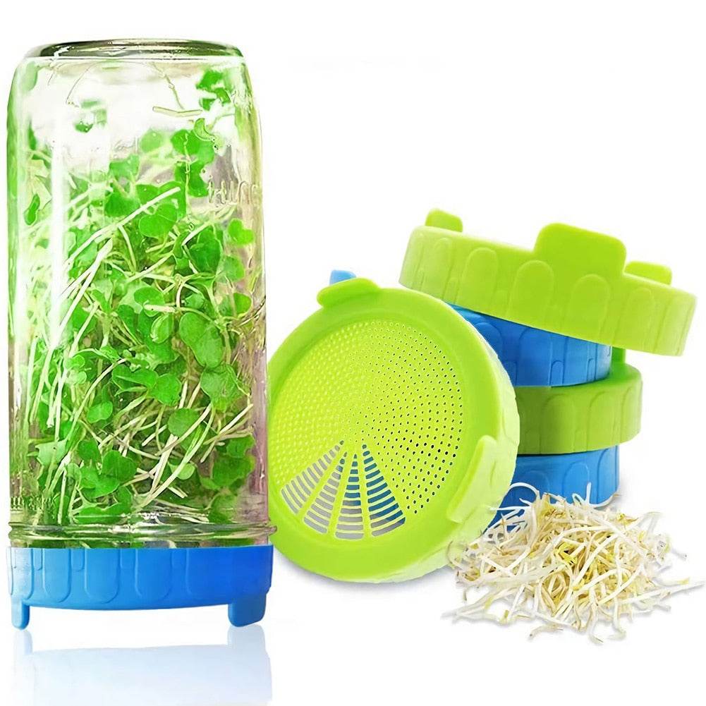 Mason Jar Sprouting Lids American Bean Sprouts Glass Jar - Mubimart