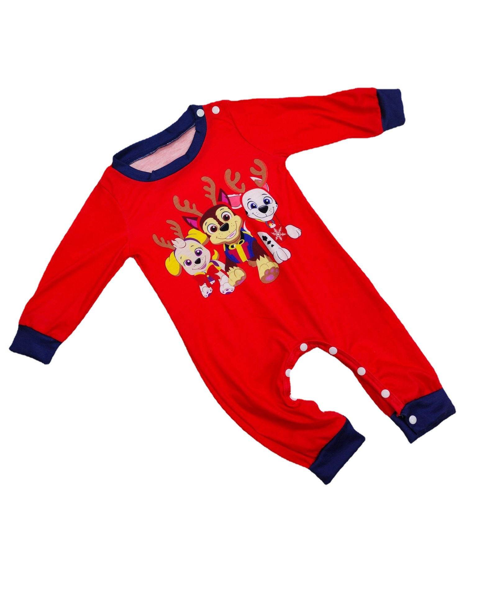 Matching Family Christmas Deer Pajamas Xmas Pjs Women Men Plaid Clothes Holiday Sleepwear - Mubimart
