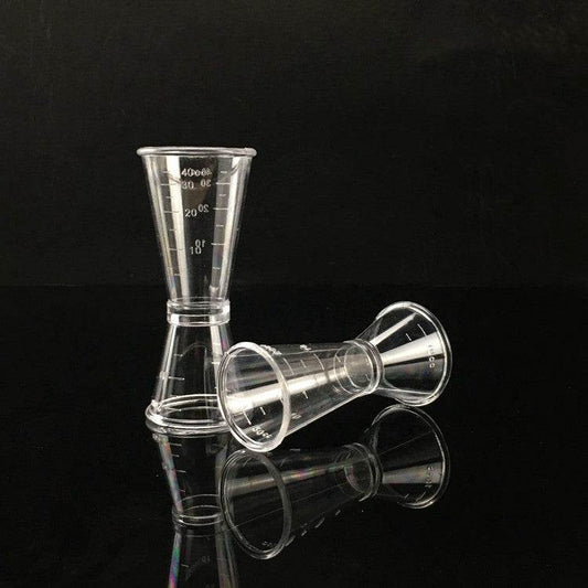 Measuring Cup Double-headed Plastic Oz Cup Milk Tea Coffee Mixing Cup - Mubimart