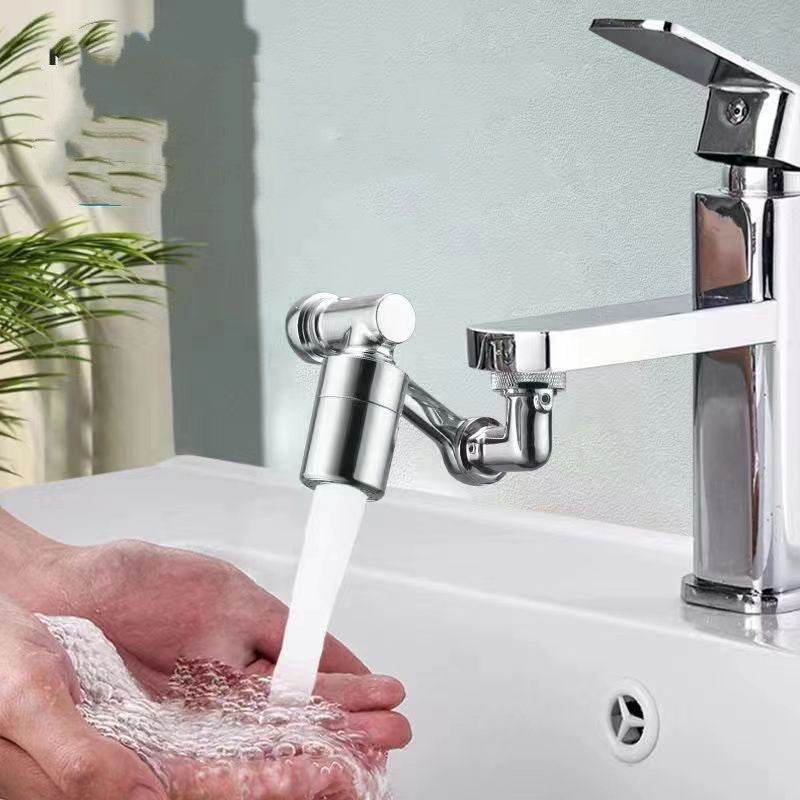 Mechanical Arm Universal Tap Bubbler Extension Water Faucet Splash-proof Wash Faucet - Mubimart