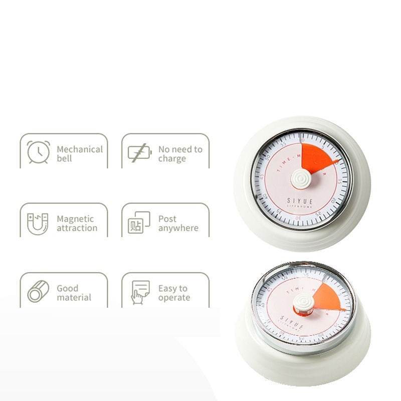 Mechanical Timer Kitchen Reminder With Magnet Timer - Mubimart