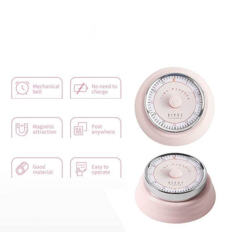 Mechanical Timer Kitchen Reminder With Magnet Timer - Mubimart