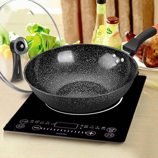 Medical Stone Pot Titanium Frying Pan Home Cooking Pot - Mubimart