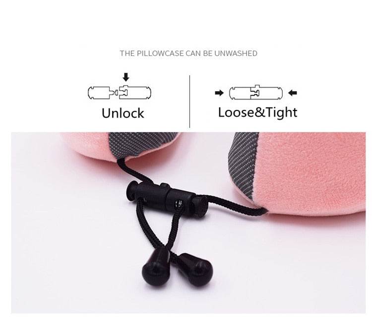 Memory Foam Travel Pillow Kit - Mubimart