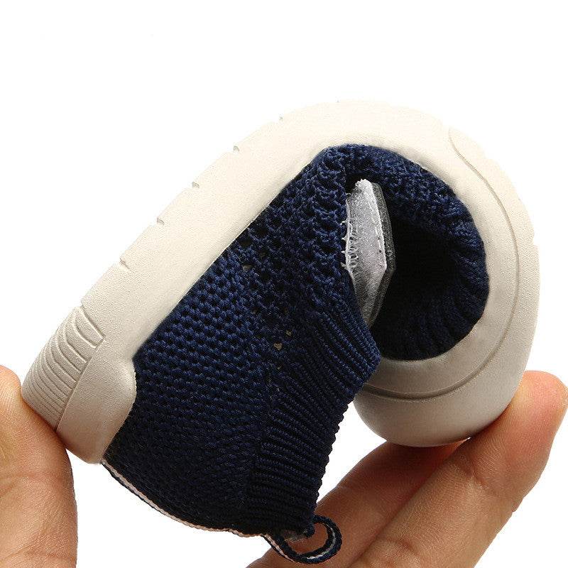 Men's Baby Soft Soled Toddler Shoes Female Children's Baby Mesh Breathable Shoes - Mubimart