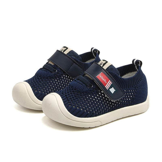 Men's Baby Soft Soled Toddler Shoes Female Children's Baby Mesh Breathable Shoes - Mubimart