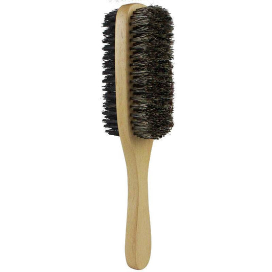 Men's Beard Brush Double-sided Facial Hair Brush Shaving Com - Mubimart