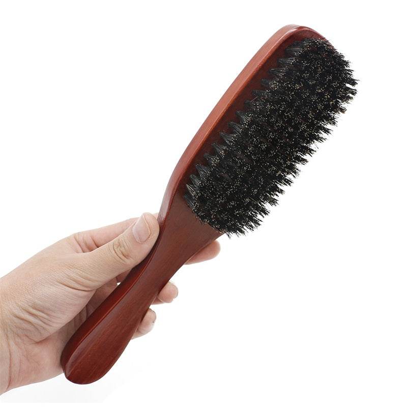Men's beard brush to clean broken hair bristle brush - Mubimart