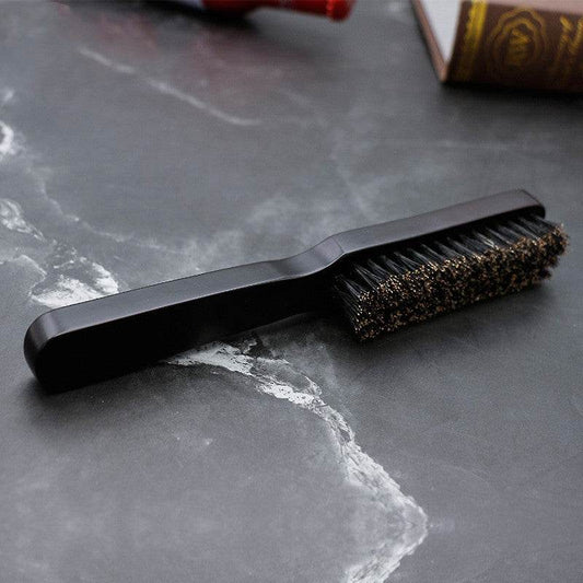Men's oil head brush and beard styling comb - Mubimart