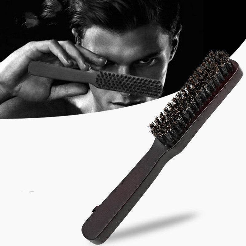 Men's oil head brush and beard styling comb - Mubimart