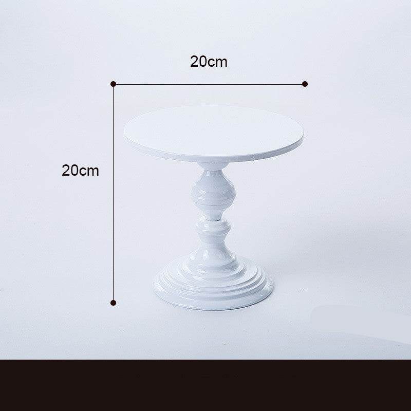 Metal Round Cake Stand Dessert Holder Cupcake Display Rack Birthday Wedding Party Decoration Cake Tools - Mubimart