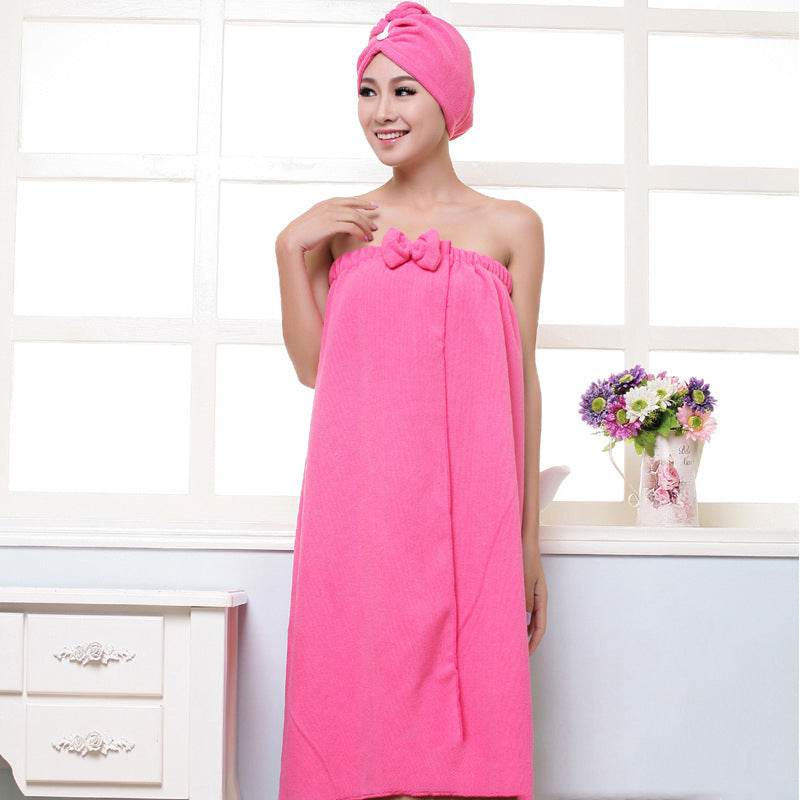 Microfiber Tube Top Bow To Wear Bath Towels - Mubimart