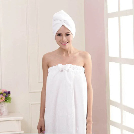 Microfiber-Tube-Top-Bow-To-Wear-Bath-Towels-Mubimart-8432 - Mubimart