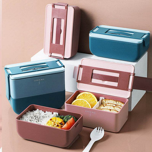 Microwave Heating Lunch Box Japanese-style Lunch Box - Mubimart
