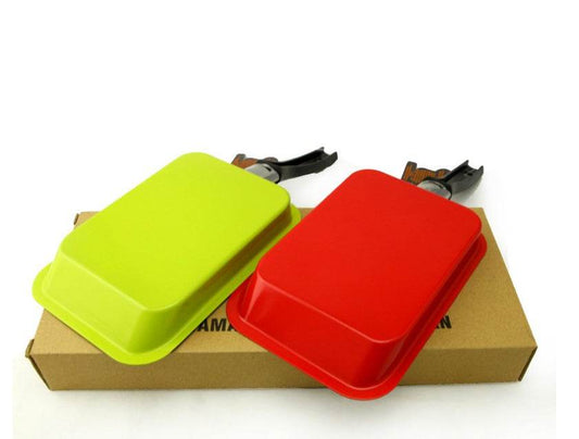 Mini Rectangular Japanese Non-stick Fry Pan Pan Egg Roll Kitchen Tool - Mubimart