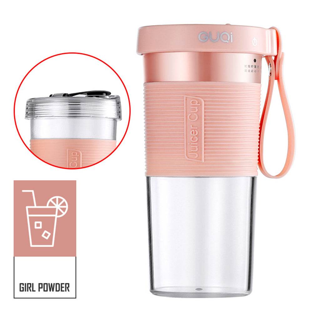 Mini USB Rechargeable Portable Blender Electric Fruit Juicer Kitchen Smoothie Maker Lightweight Sports Bottle Multifunction Blender - Mubimart