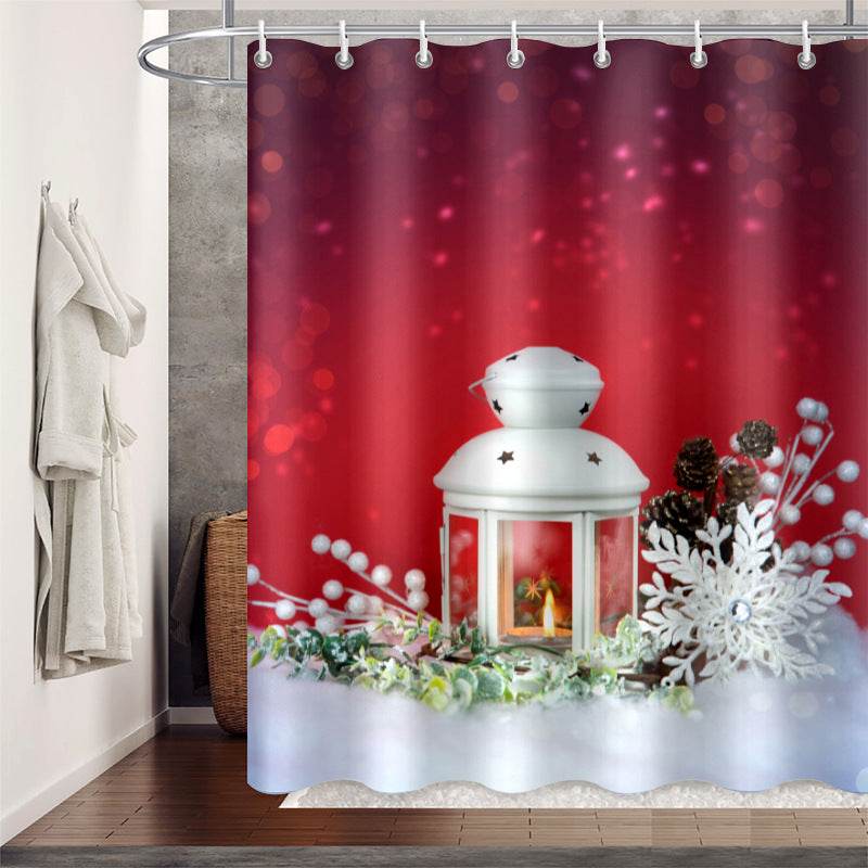 Movable Waterproof Shower Curtain Polyester Shower Curtain And Mildew Resistant - Mubimart