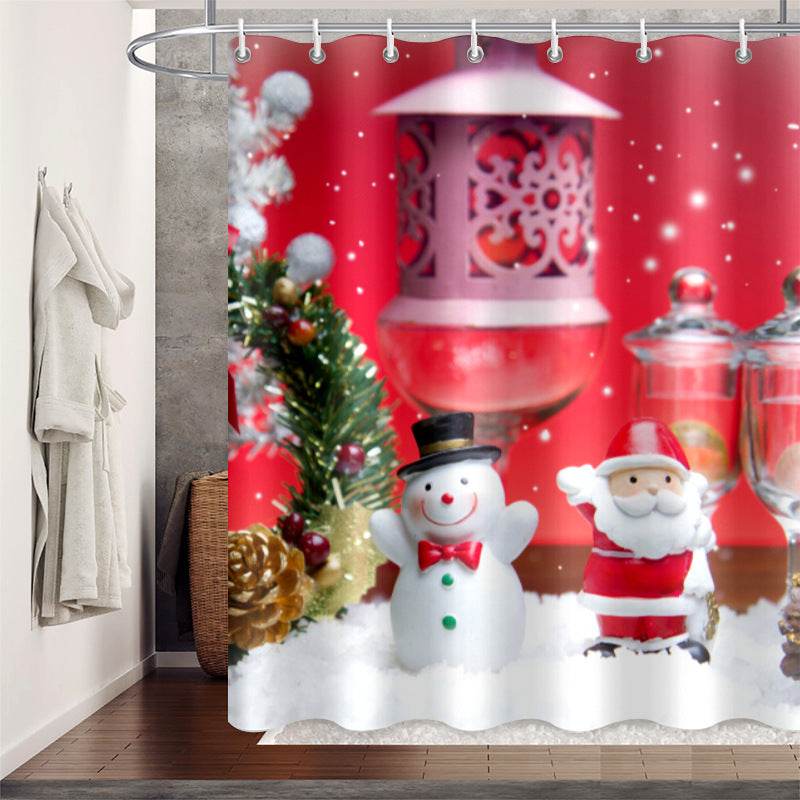 Movable Waterproof Shower Curtain Polyester Shower Curtain And Mildew Resistant - Mubimart