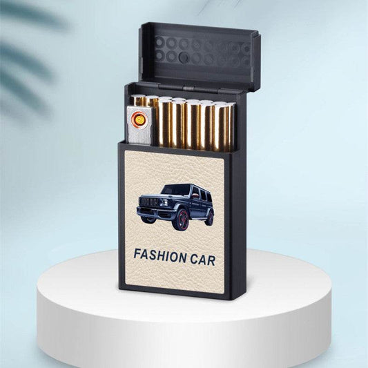 Multifunctional Lighter Cigarette Case Cigarette Lighter Portable - Mubimart