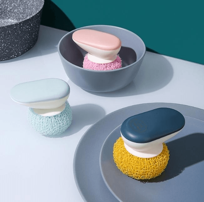 Nano Cleaning Ball Kitchen Wire-free Nano Dish Brush - Mubimart