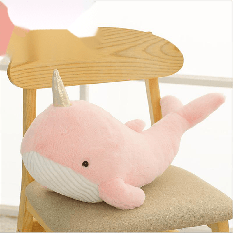 Narwhal pillow is soft and cute - Mubimart