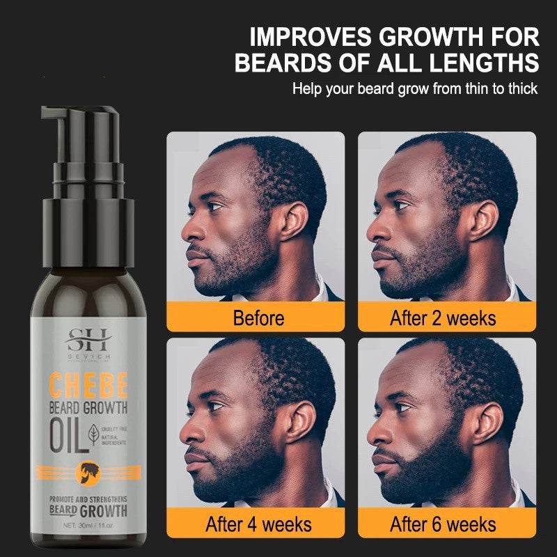 Natural Chebe Men Beard Growth Oil Fast Effective Hair Loss - Mubimart