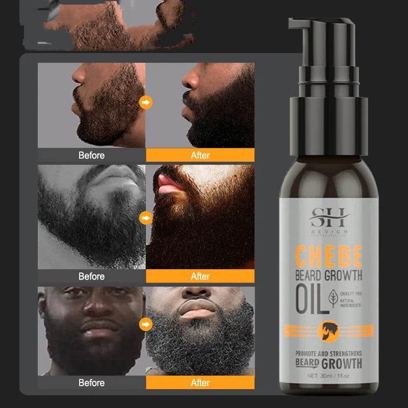 Natural Chebe Men Beard Growth Oil Fast Effective Hair Loss - Mubimart