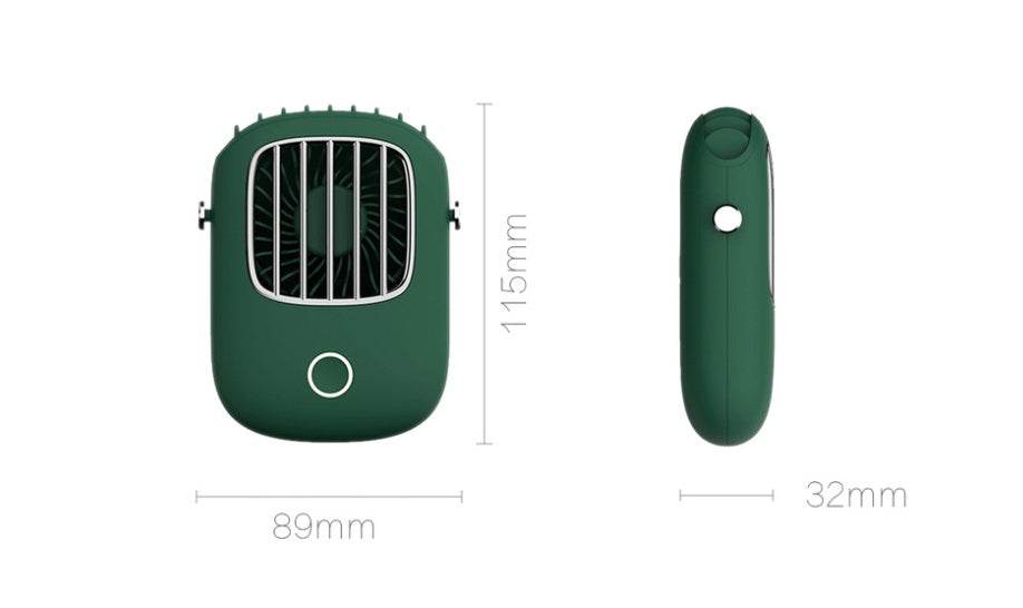Neck Fan Portable Mini Usb Fan 5V Air Cooler Rechargeable Ventilador Small Travel Handheld Electric Fan Silent Cooling For Home - Mubimart